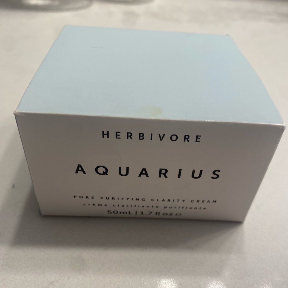 NIB Herbivore Aquarius pore purifying clarity cream